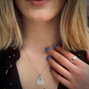 Planchette - All Seeing Eye Pendant Solid Silver